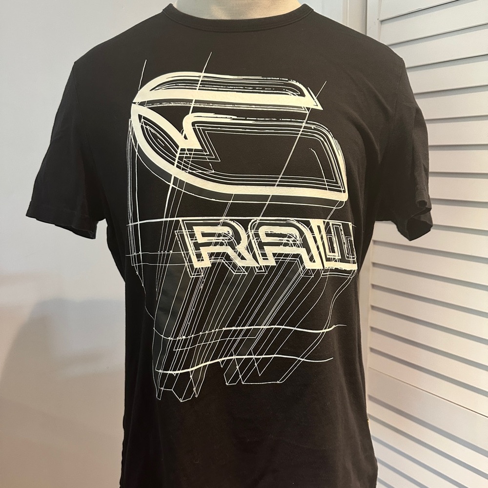 G-Star Black and White Graphic Tee